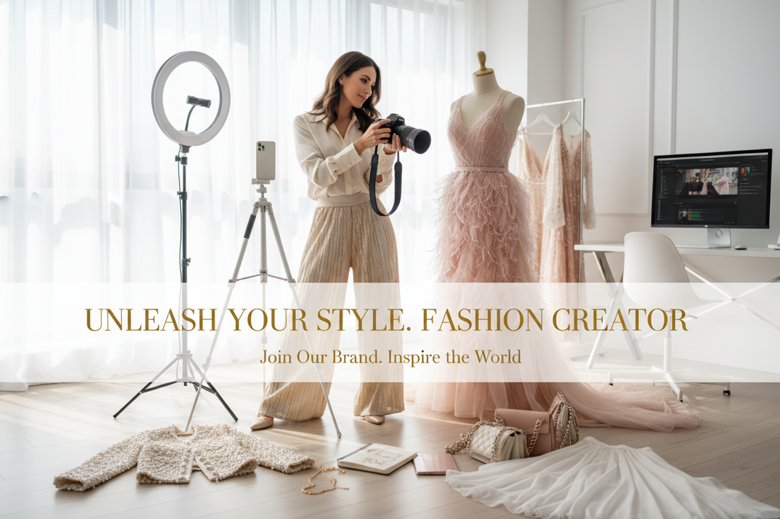 Blog about becoming a content creator with our brand