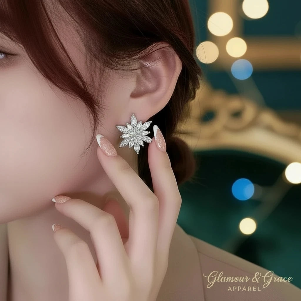 Luxury Snowflake Earrings