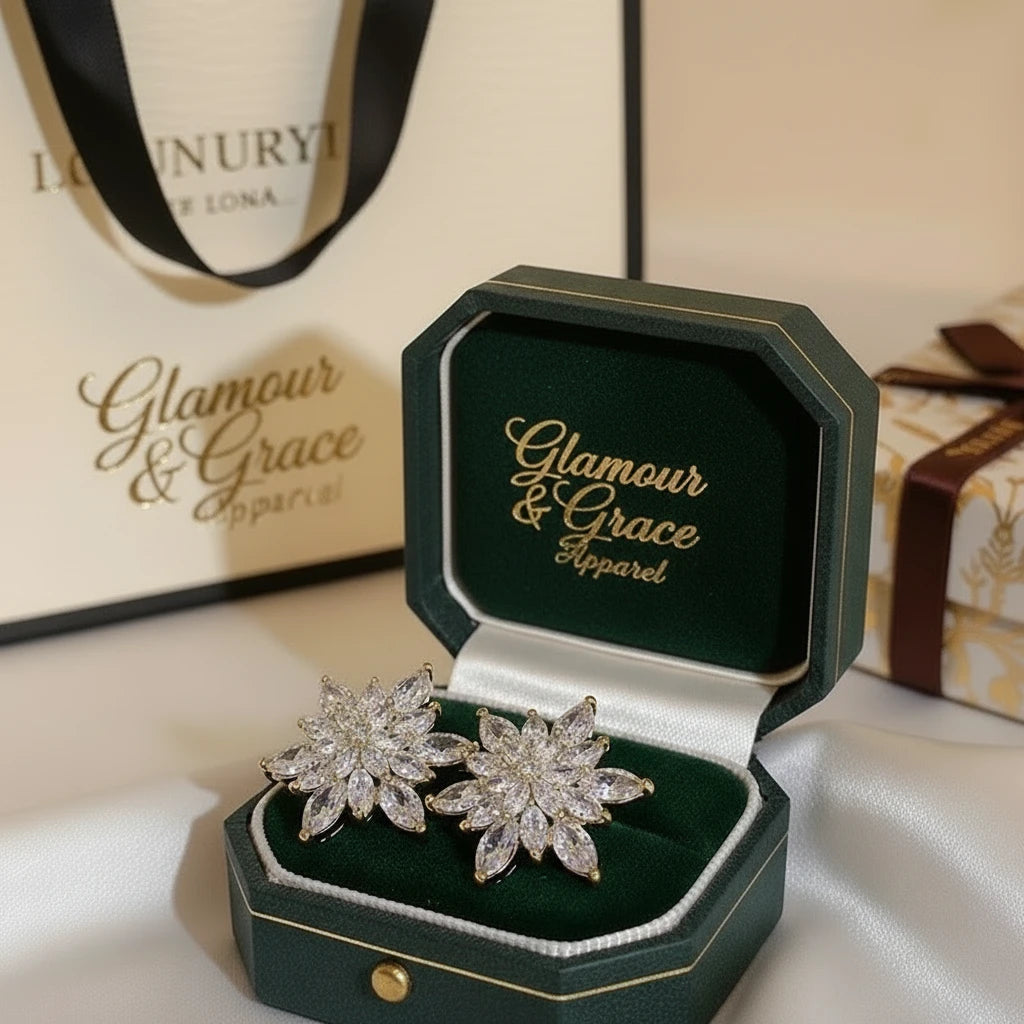 Luxury Snowflake Earrings