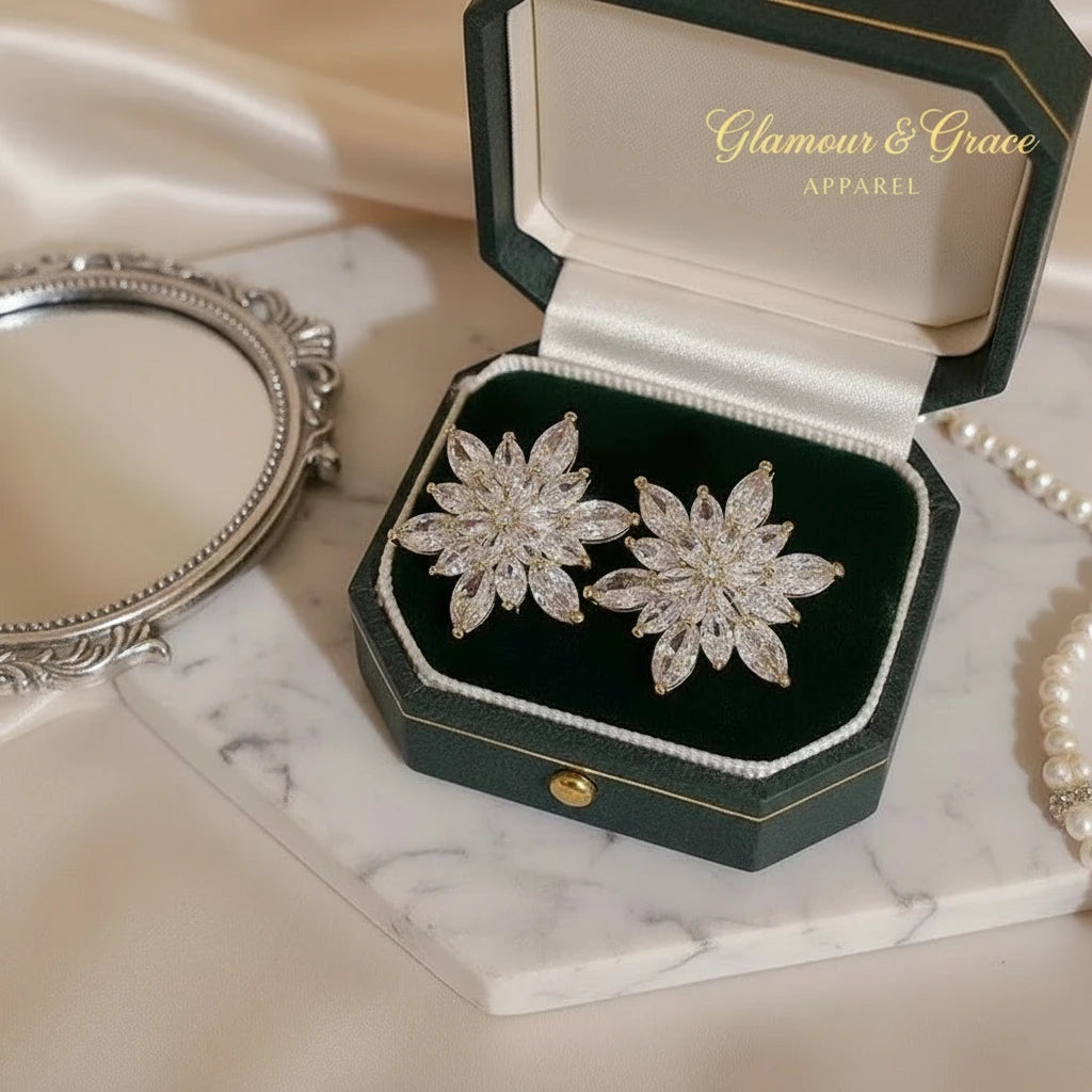 Luxury Snowflake Earrings