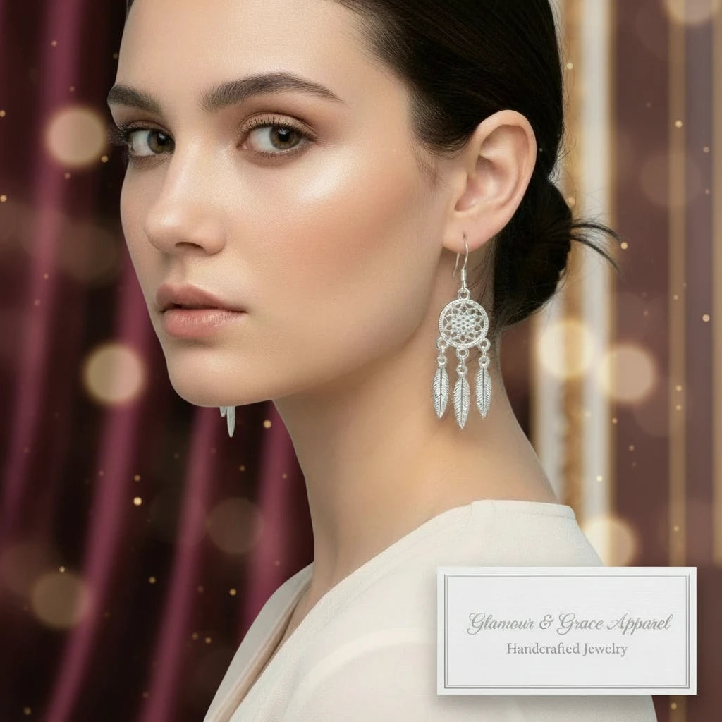 Luxury Fine Sterling Silver Necklace Set