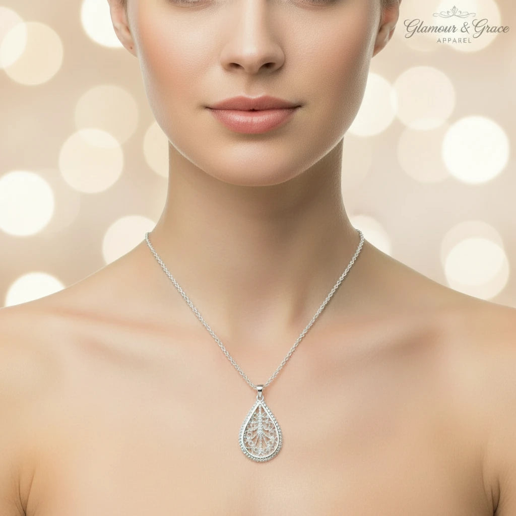 Luxury Sterling Silver Necklace