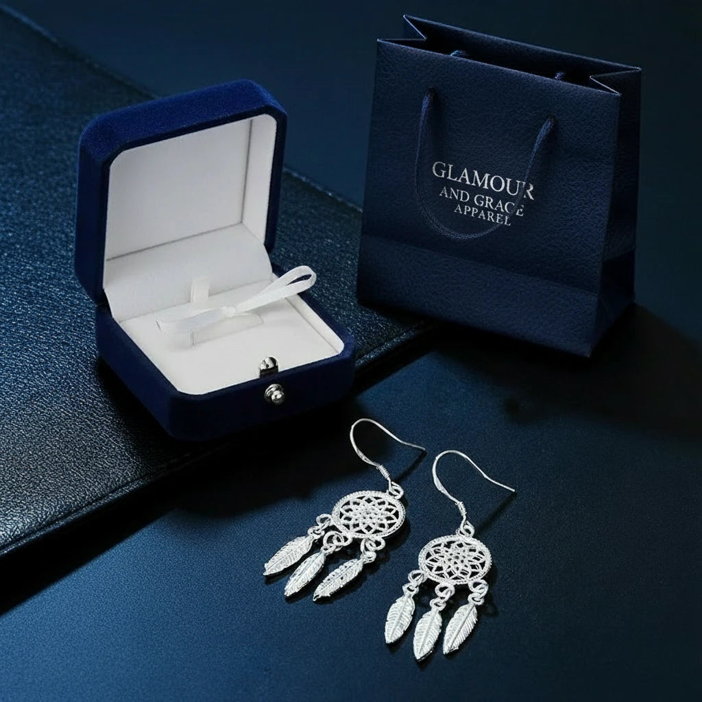 Luxury Fine Sterling Silver Necklace Set