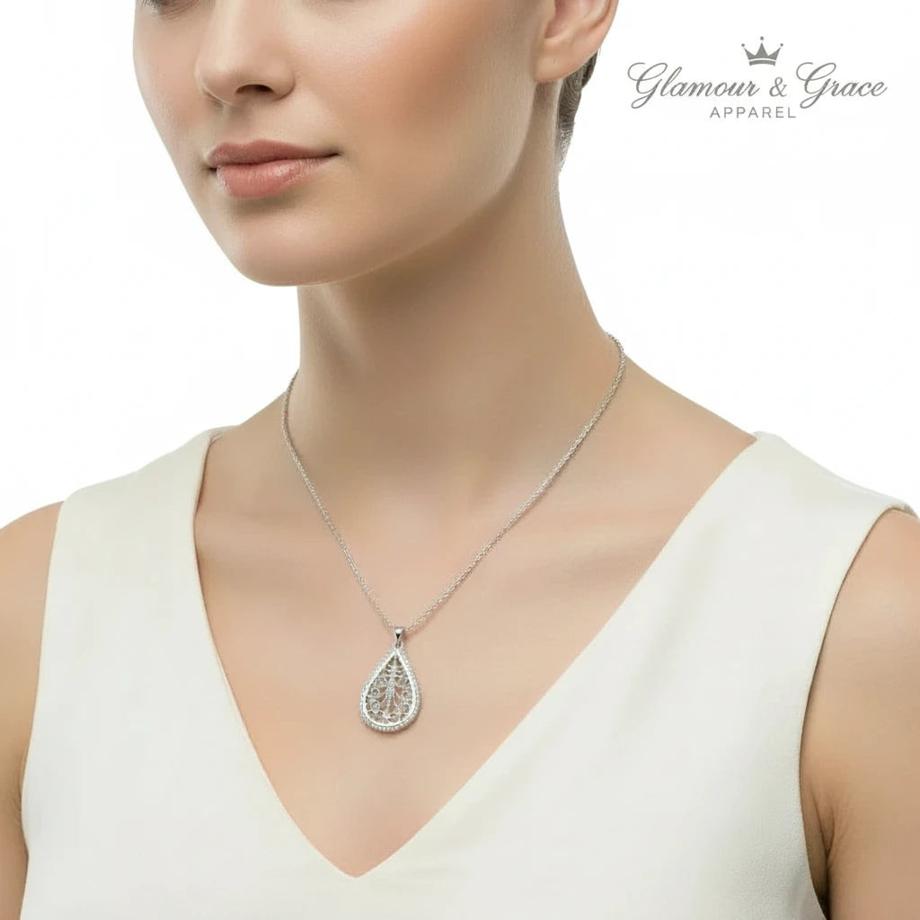 Luxury Sterling Silver Necklace