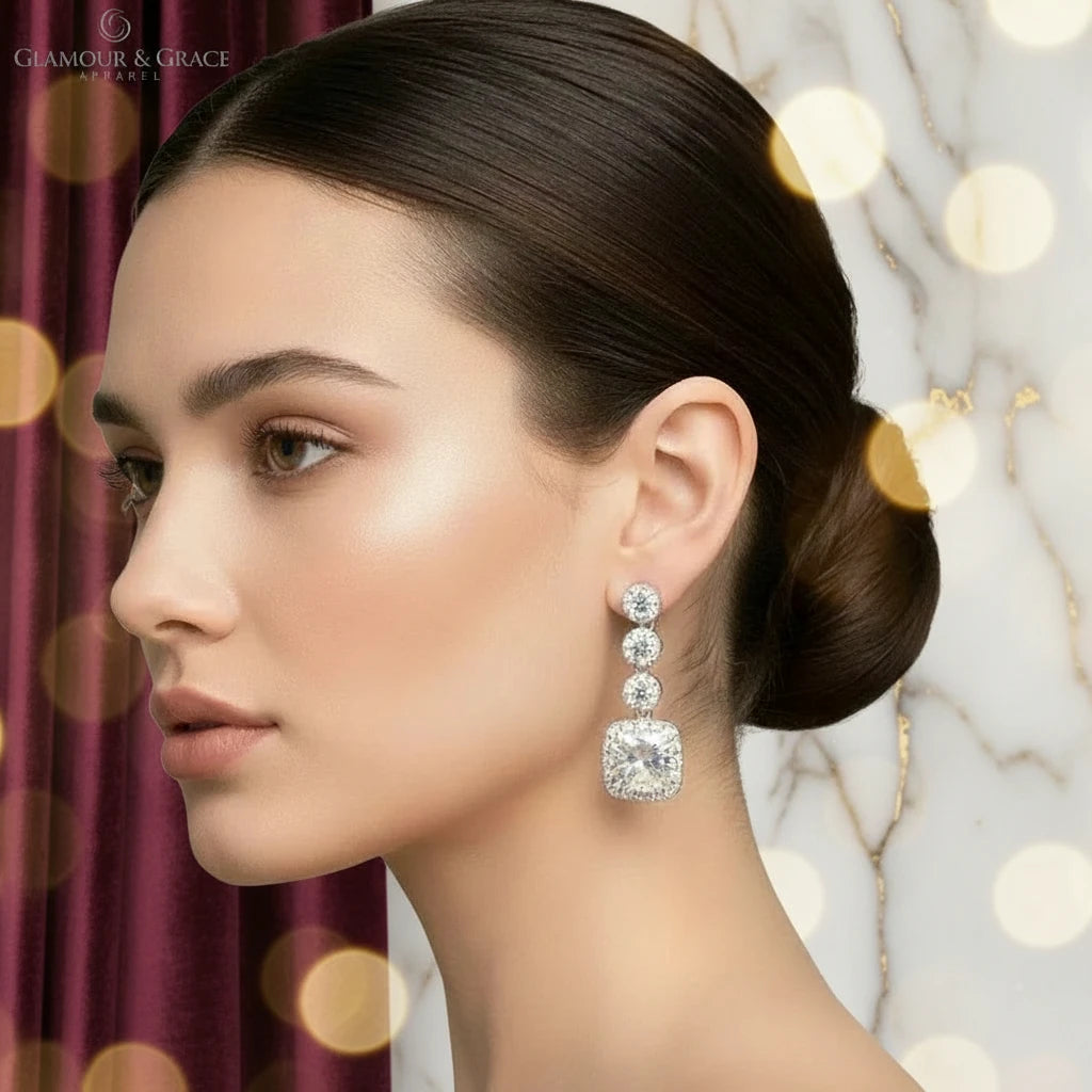 Luxury Sparkling  Earrings