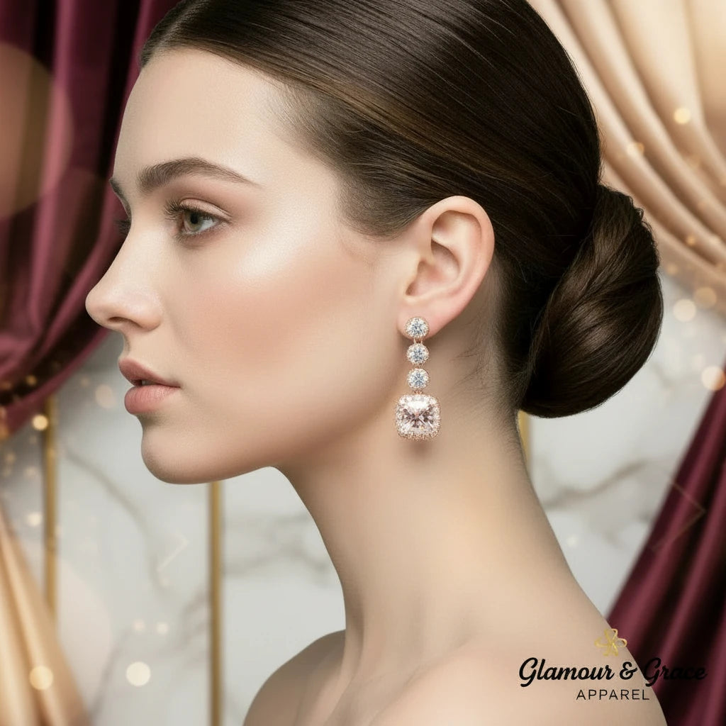 Luxury Sparkling  Earrings